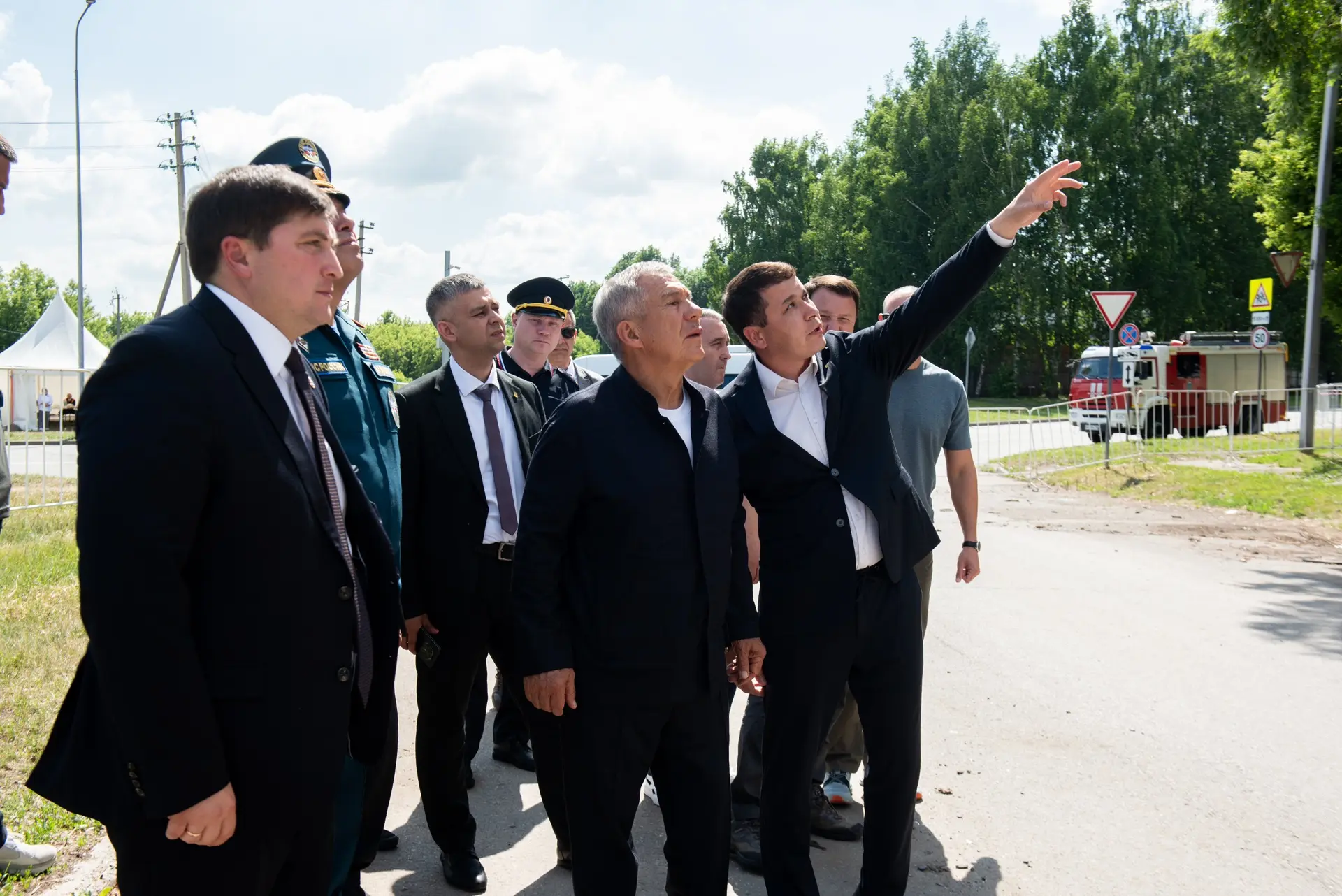 Сегодня к нам прибыл Раис Татарстана Рустам Нургалиевич Минниханов.
