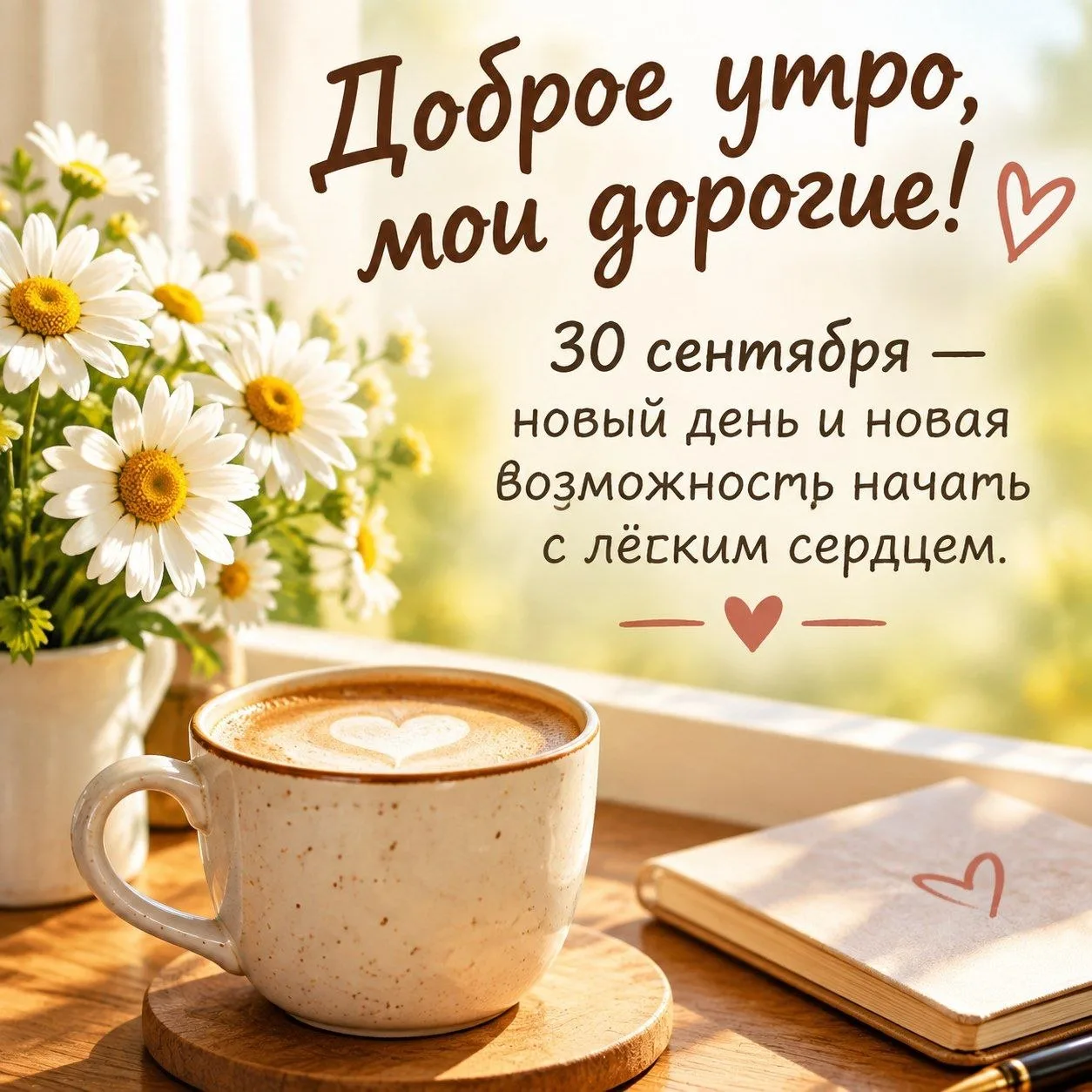 Доброе утро, мои дорогие!