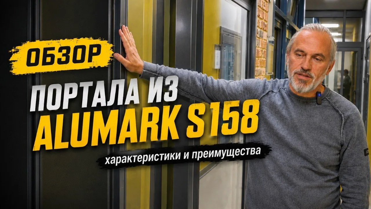 Посмотрите  новый обзор теплой системы из алюминиевого профиля ALUMARK S158 от партнёра...