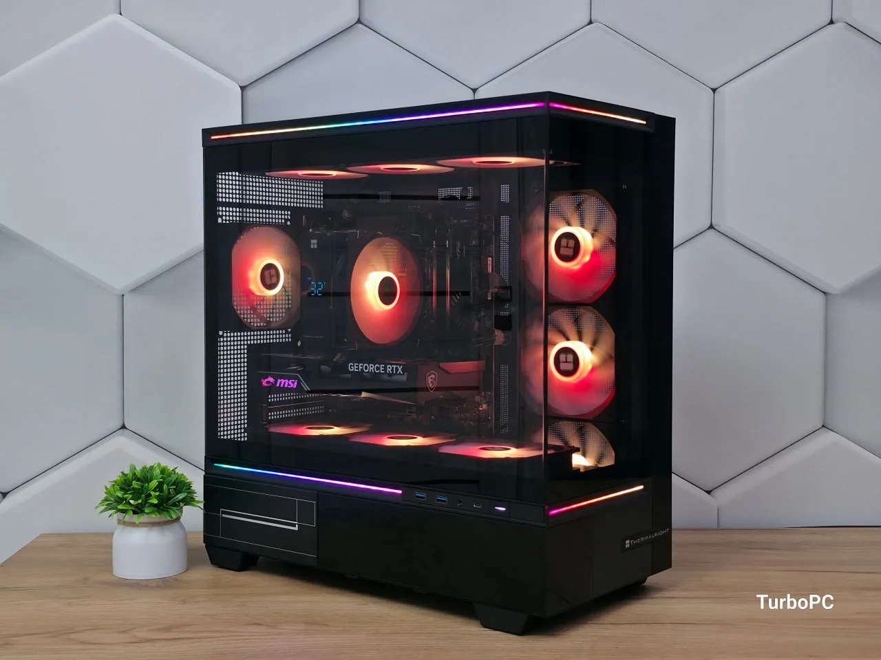Сборка на i5-14400F и RTX 5060 в компактном и стильном Thermalright M10. Идеальный баланс цены, тиши