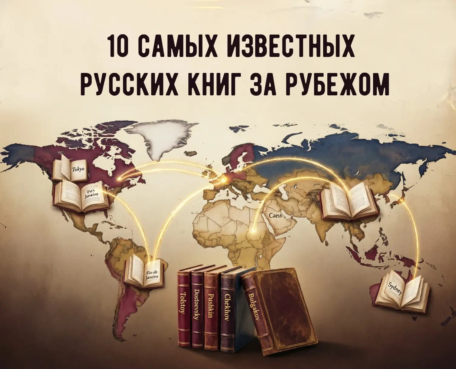 📚 Русская классика, которую знает весь мир 

1. «Преступление и наказание» — Фёдор Достоевский 
📖 