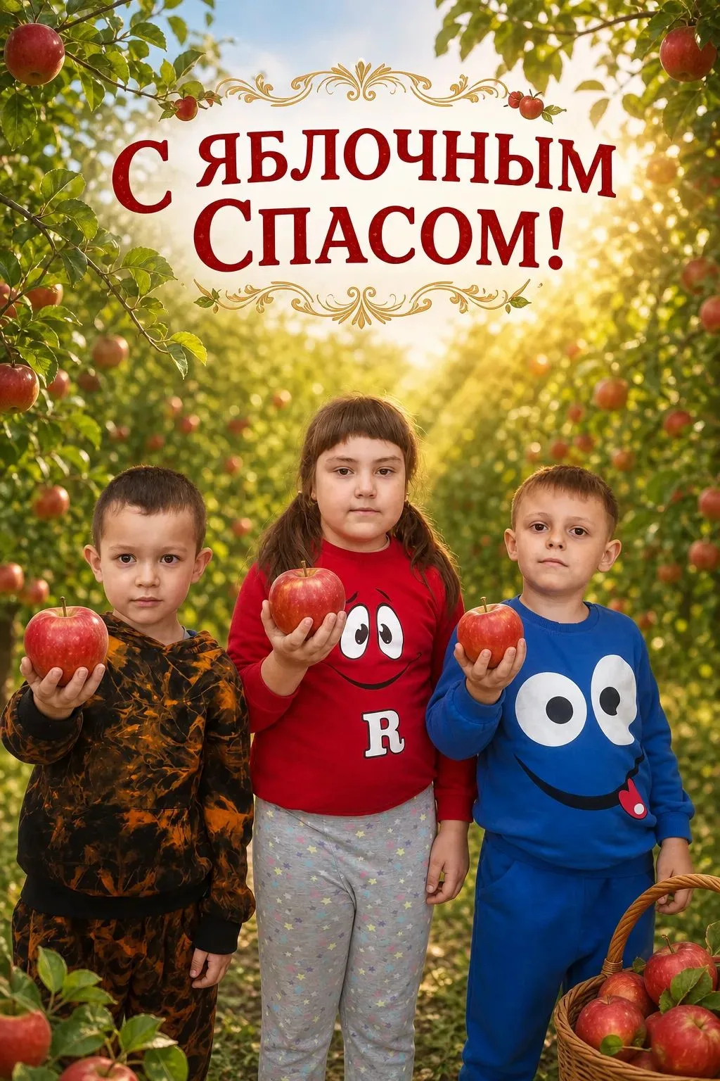 С Яблочным спасом , друзья! Здоровья, прекрасного настроения!