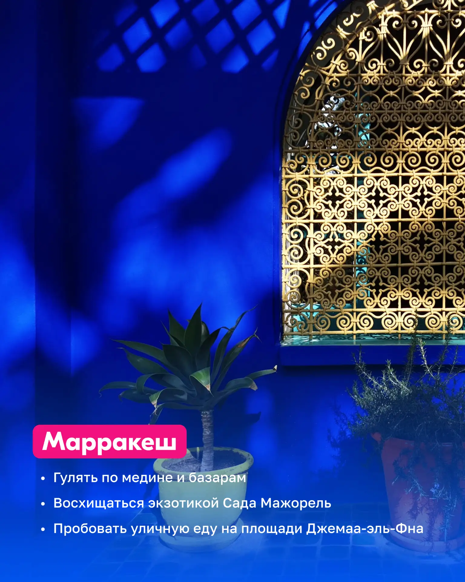 🕌 Хотели бы побывать в Марокко? Посмотрите наши карточки о городах этой чудесной страны. Собрали иде