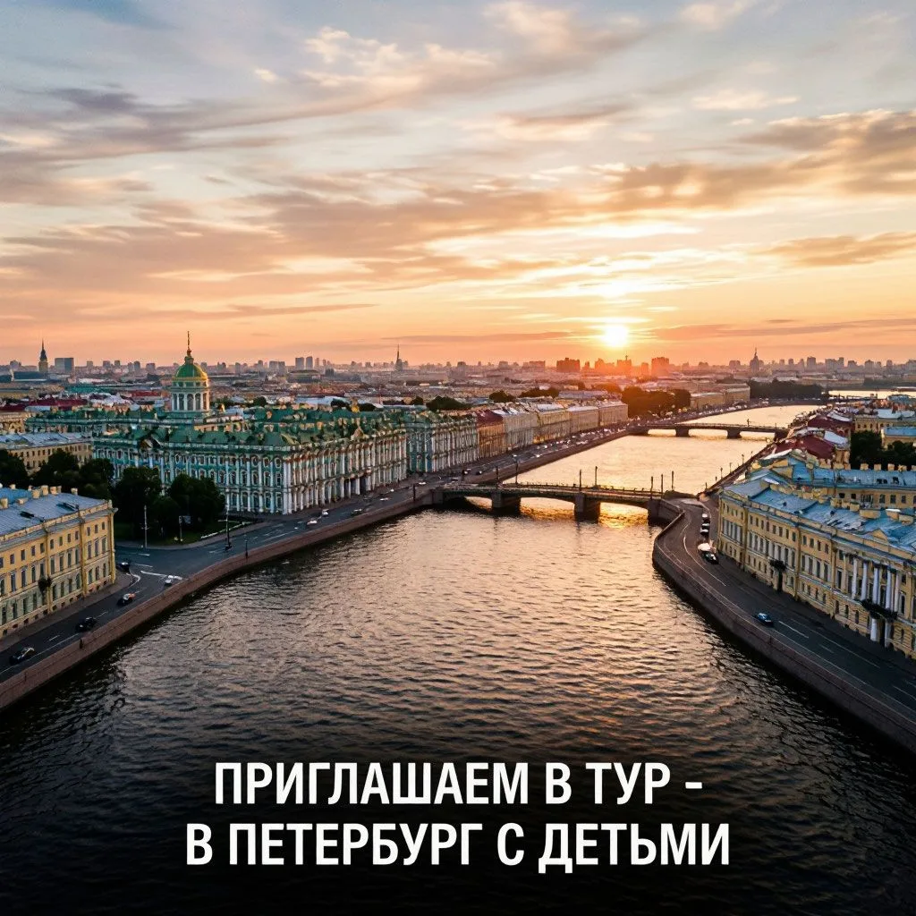 💥"В Петербург с детьми!", тур на 5 дней с пятницы, летнее расписание