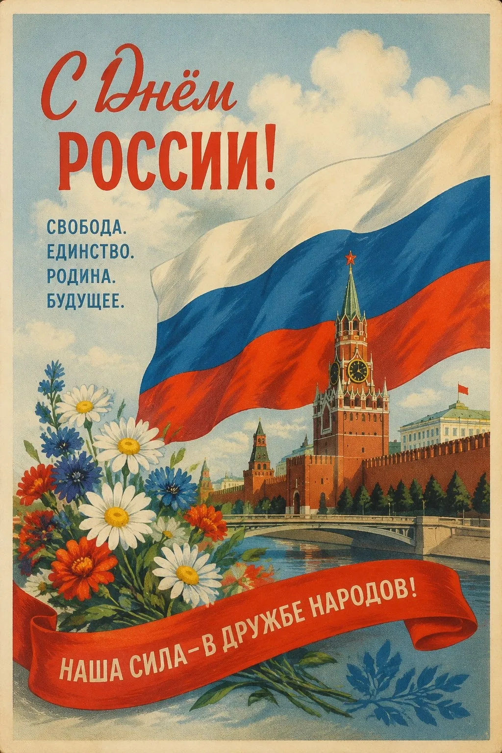 🎉 ПРАЗДНУЕМ ДЕНЬ РОССИИ ВМЕСТЕ 🎉

 🇷🇺Приглашаем всех на праздничное мероприятие, посвящённое Дню