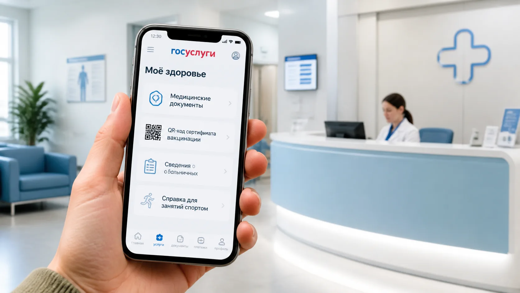 🩺 За медсправкой — в смартфон, а не в поликлинику!  Получить медицинские справки скоро станет горазд