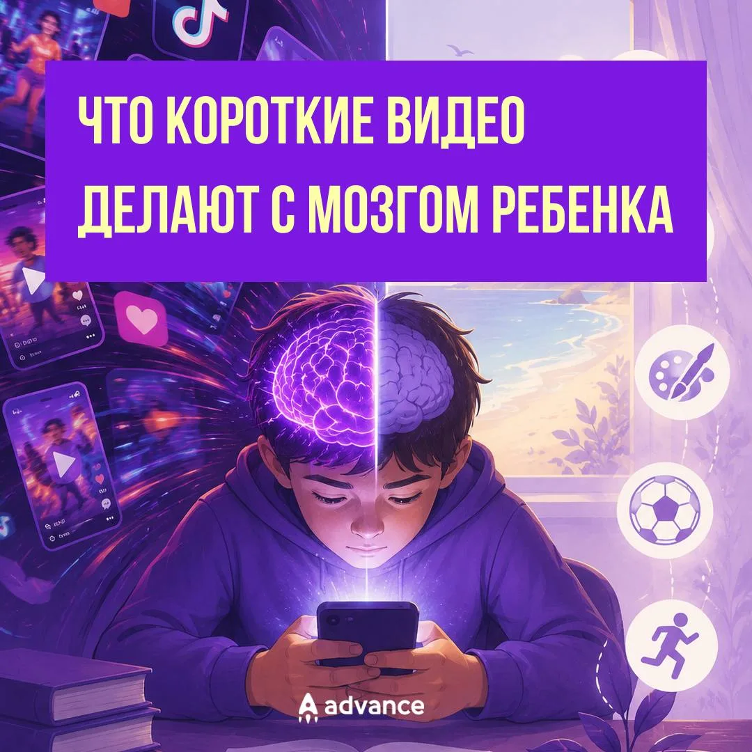 Что короткие видео делают с мозгом ребёнка