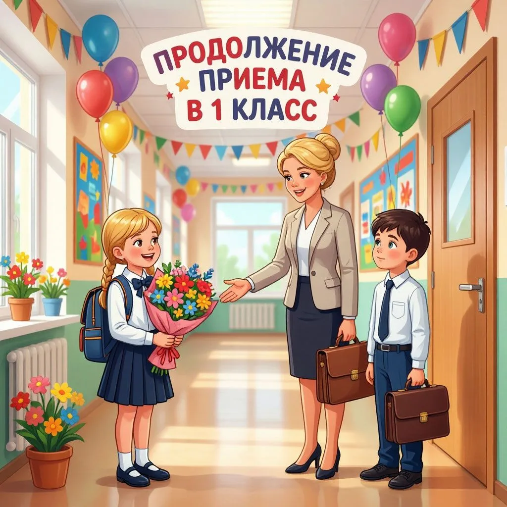✅Продолжается прием в 1 класс!
ГБОУ ЛНР «Ровеньковская гимназия № 1 им. Г.С. Шонина» приглашает буду