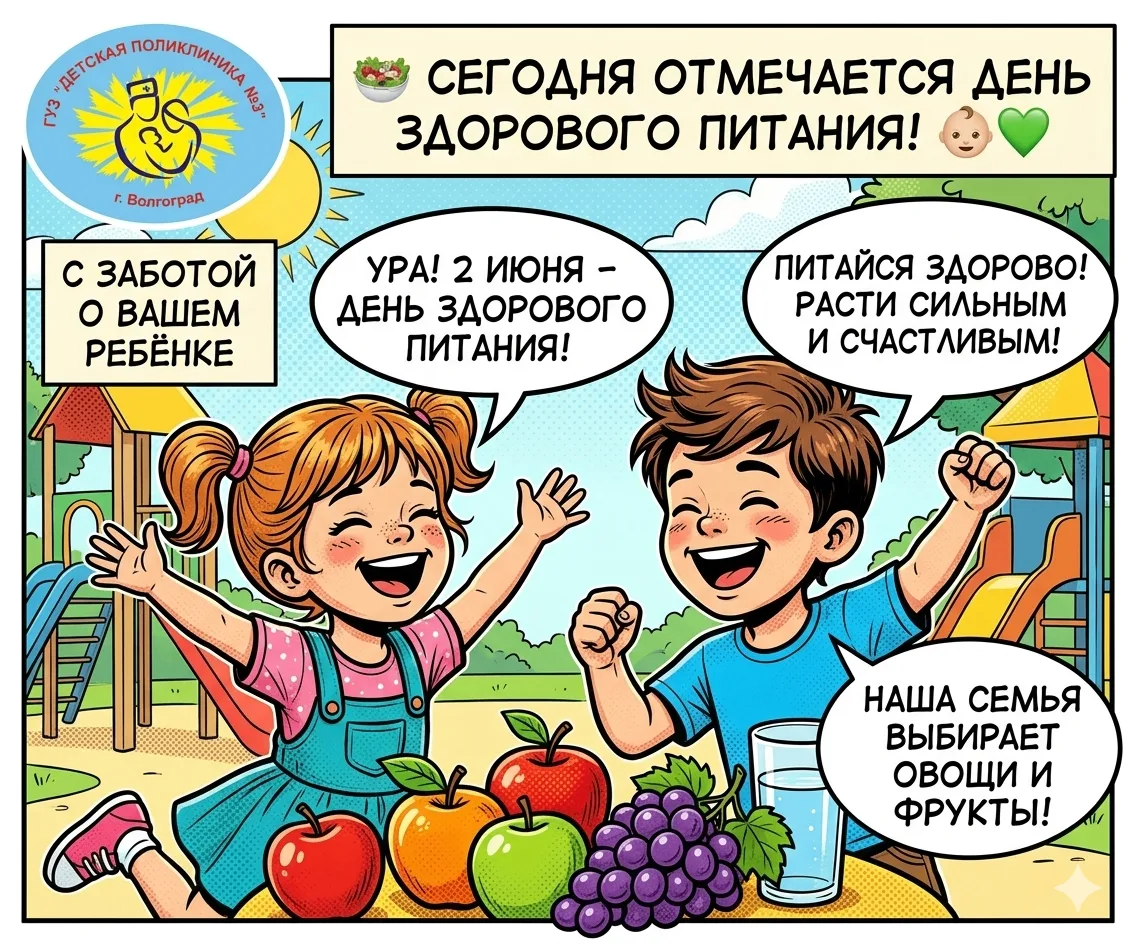 🥗 Сегодня отмечается День здорового питания! 👶💚

Правильное питание — это не строгие ограничения 
