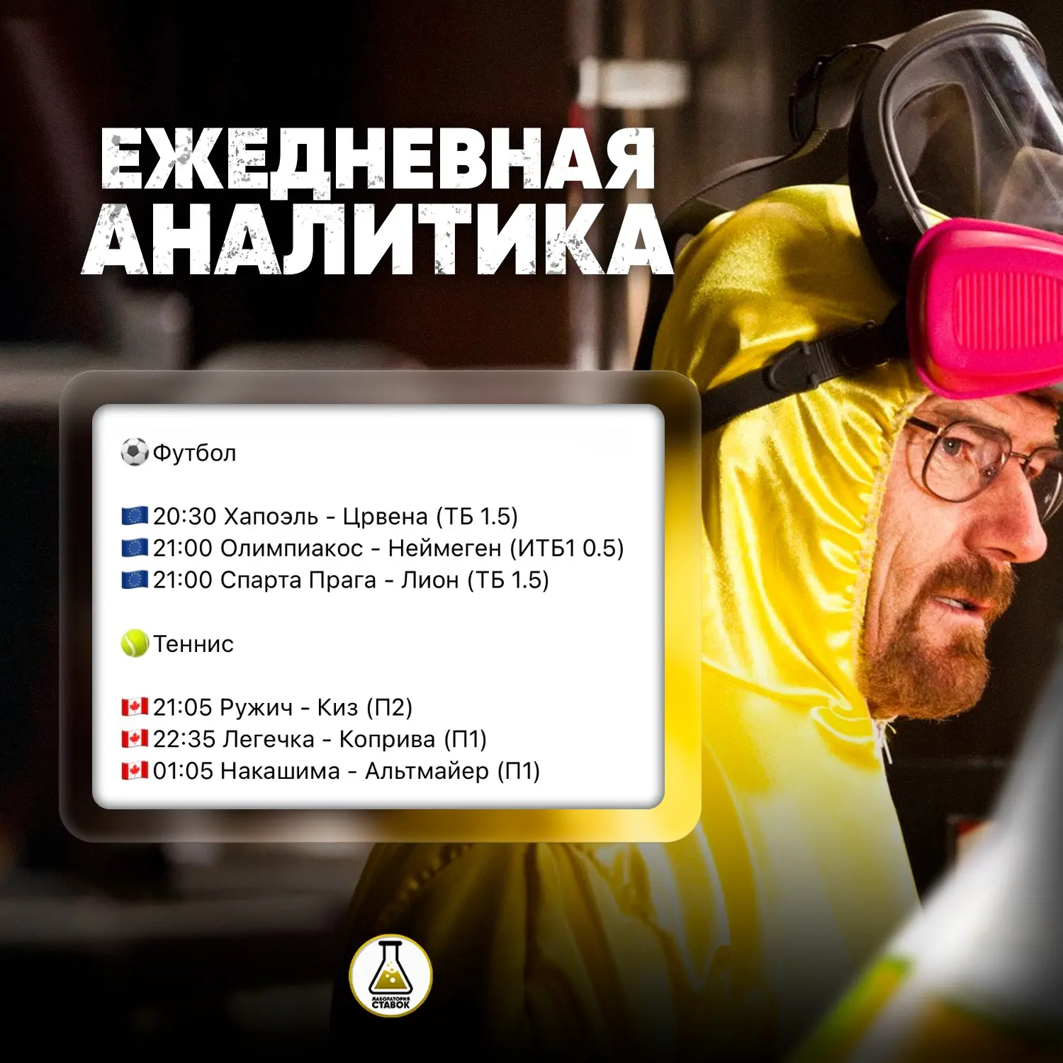 Уолтер Уайт на сегодня!👨🏻‍🔬
