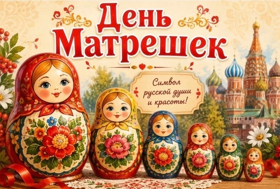 🎉 День матрёшек в детском саду! 🎉