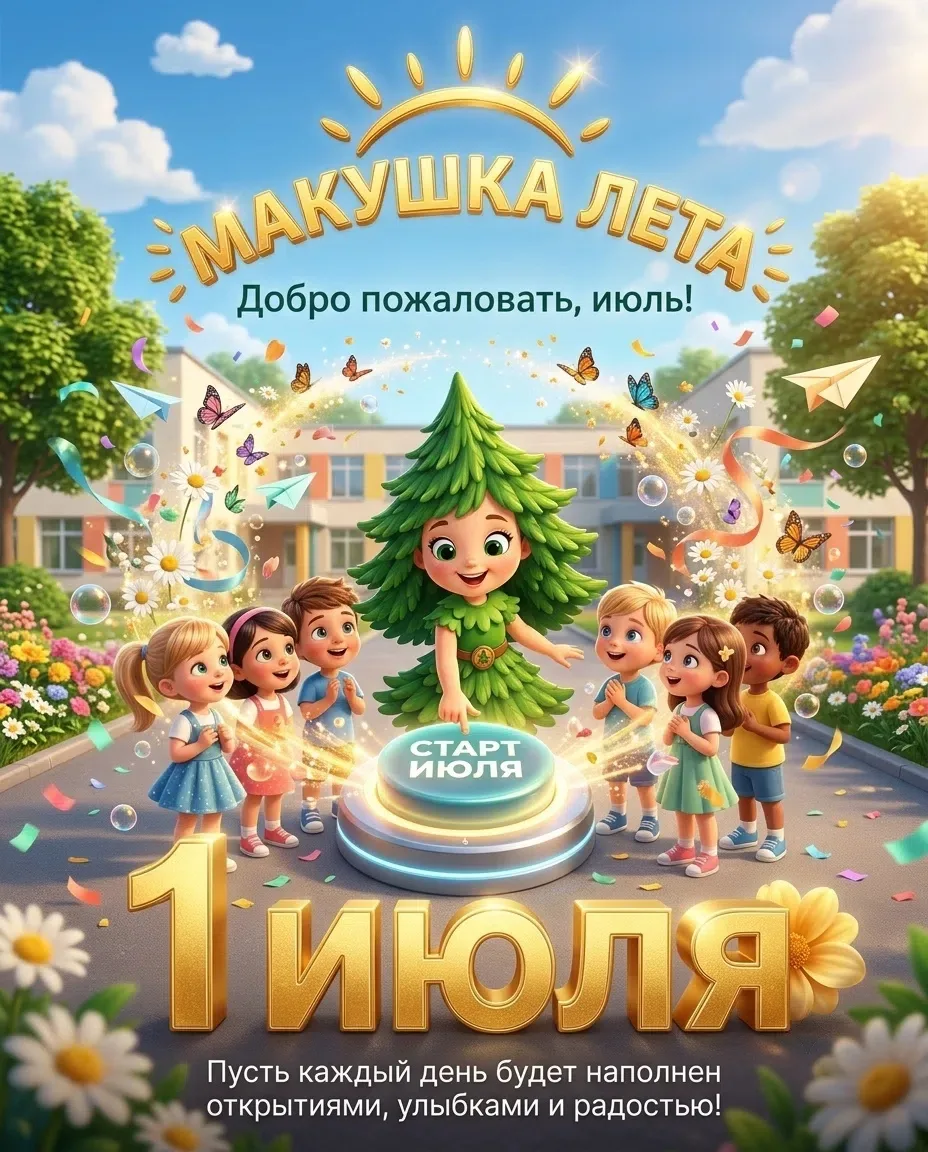 👋 Пока-пока, июнь! Спасибо за всё хорошее, что было. А теперь встречаем июль!  

🌞 Желаем всем-все