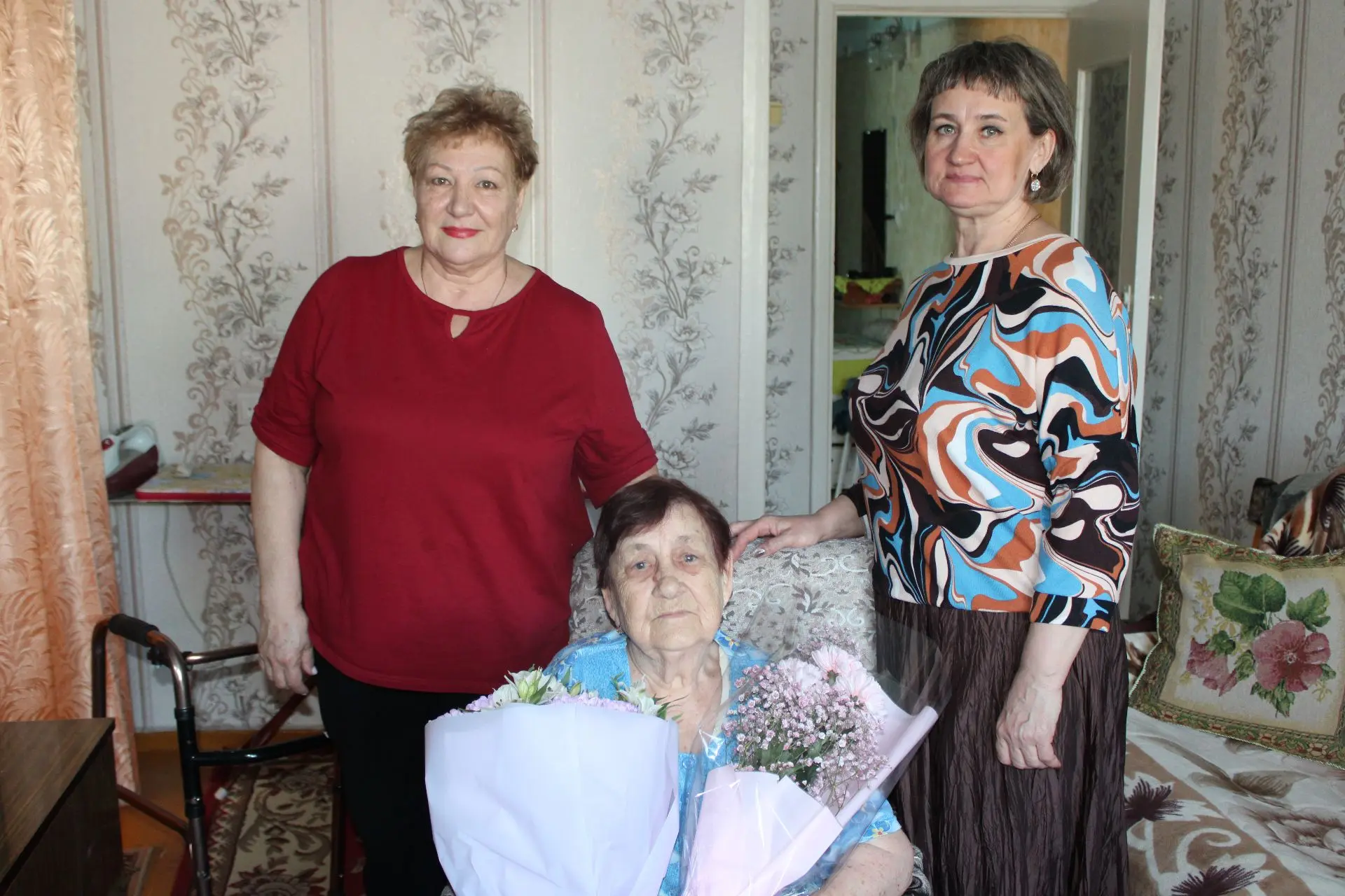 Долгожитель Барабинского района принимала поздравления💐  29 апреля, свой большой  90- летний юбилей 