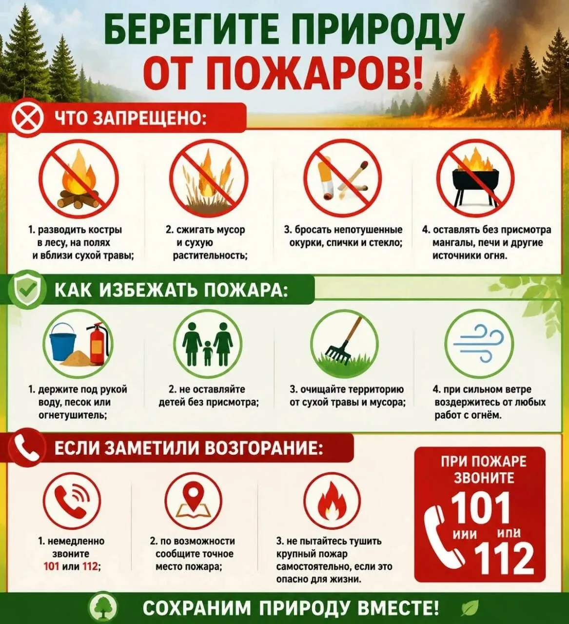 Внимание: пожароопасный период!