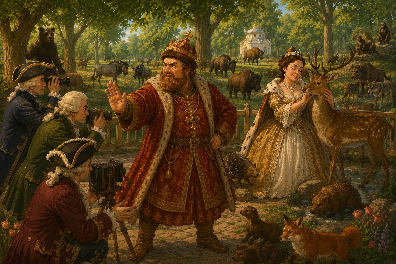 ✅ ПРАВИЛЬНЫЙ ОТВЕТ

❌ Елизавета Петровна 👑
При ней Измайлово продолжало развиваться, но зверинец по