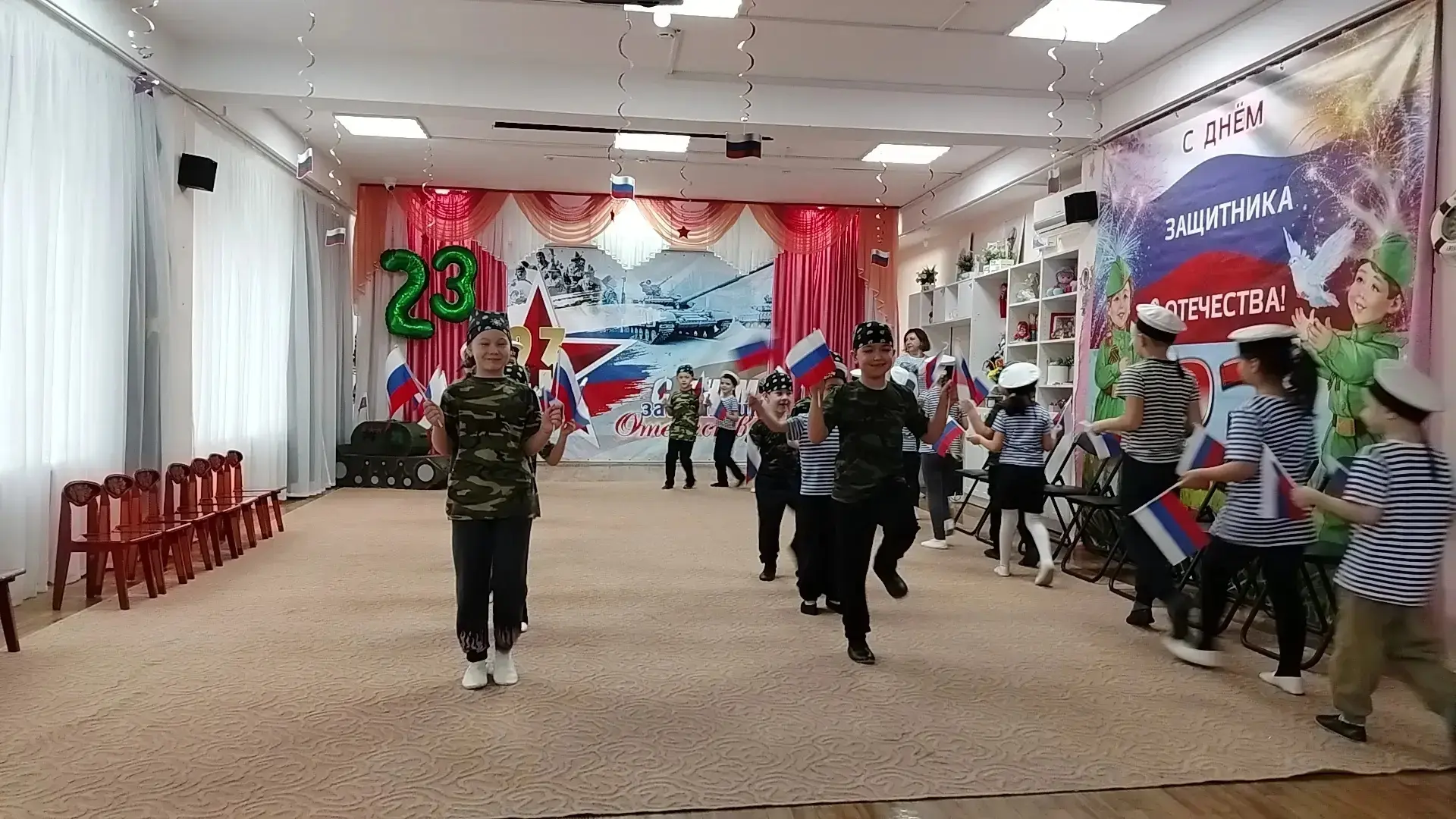 В рамках празднования Дня Защитника отечества, с целью воспитания гражданско-патриотических чувств, 