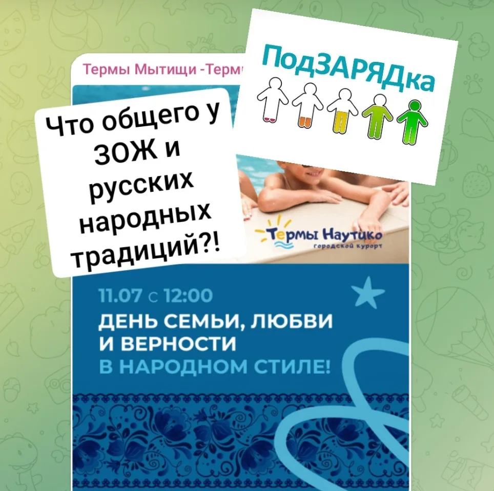 День семьи, любви и верности в Термах «Наутико» Мытищи 💙