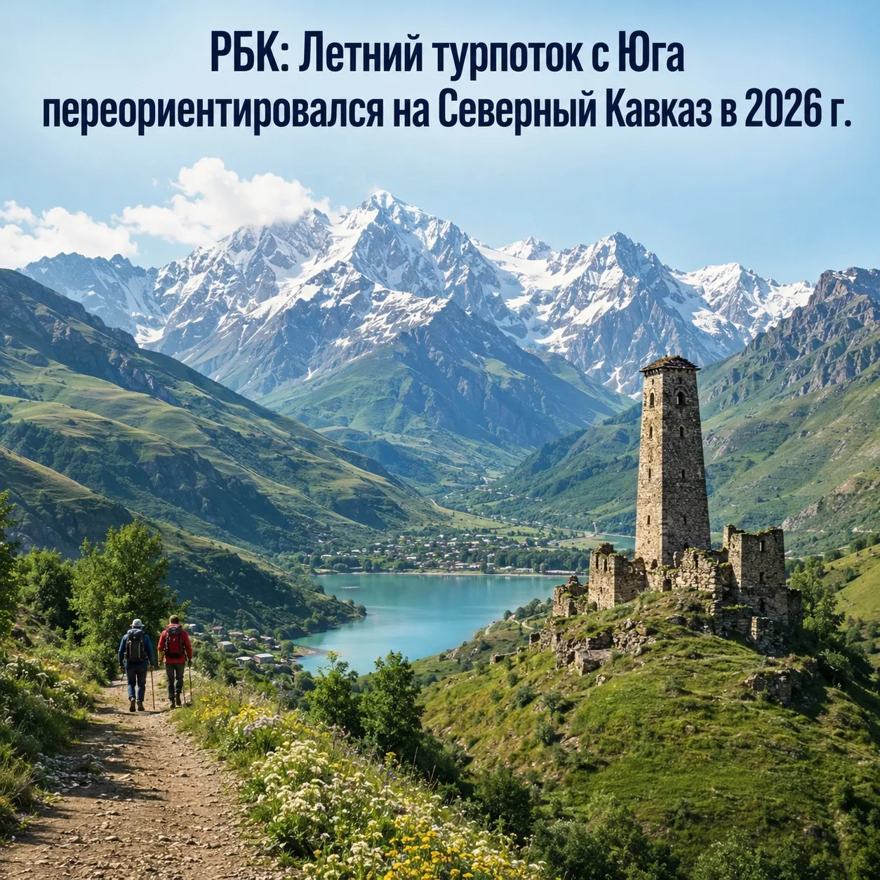 РБК: Летний турпоток с Юга переориентировался на Северный Кавказ в 2026 г.