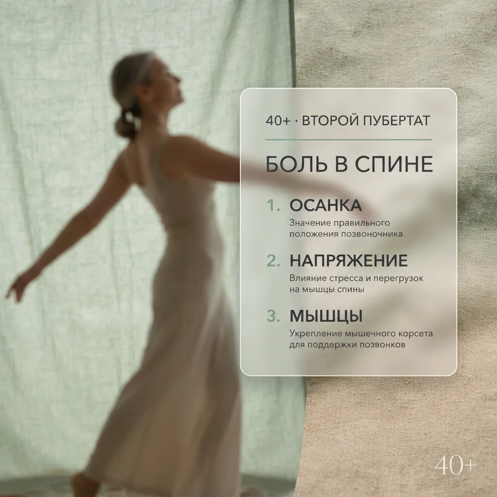 Карта боли: о чем сигналит ваша спина после 40