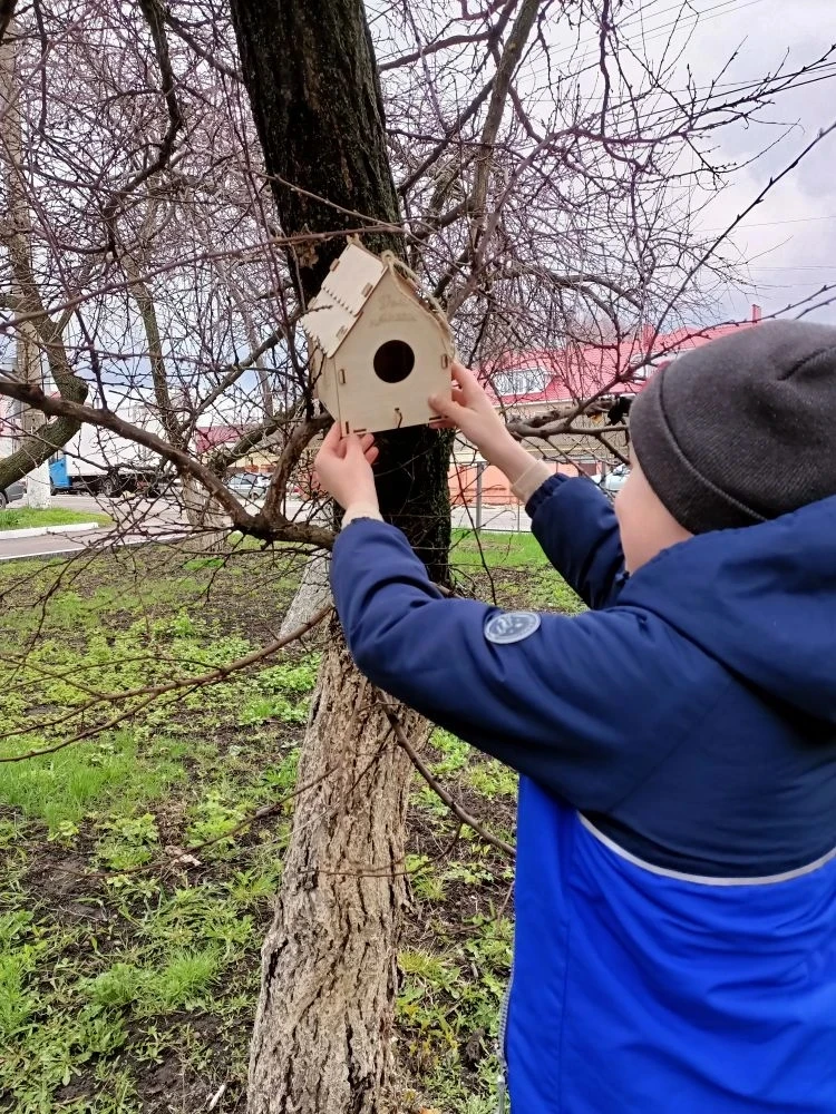 🐦Акция "Скворушка". Наши юные друзья, Эколята, провели замечательную акцию под названием "Скворушка"
