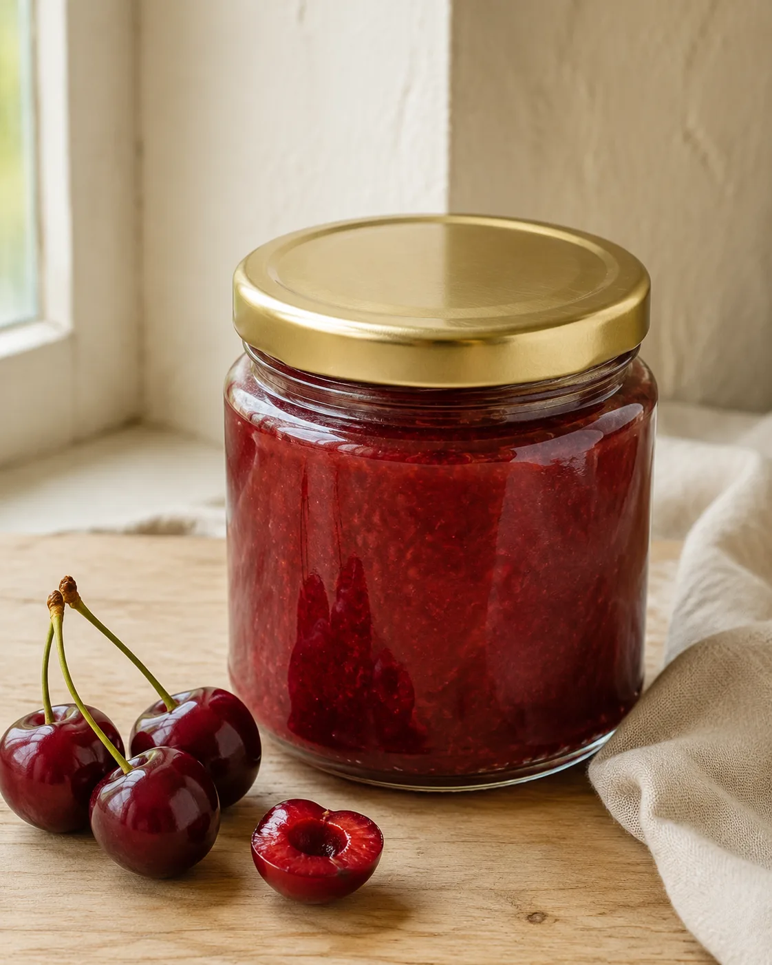 🍒 Джем из черешни с желатином