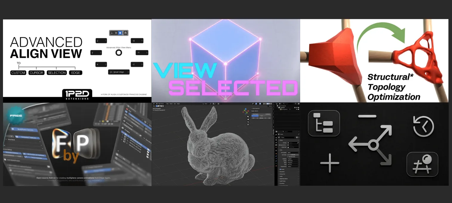 01.06.2026 - Бесплатные аддоны репозитория Blender