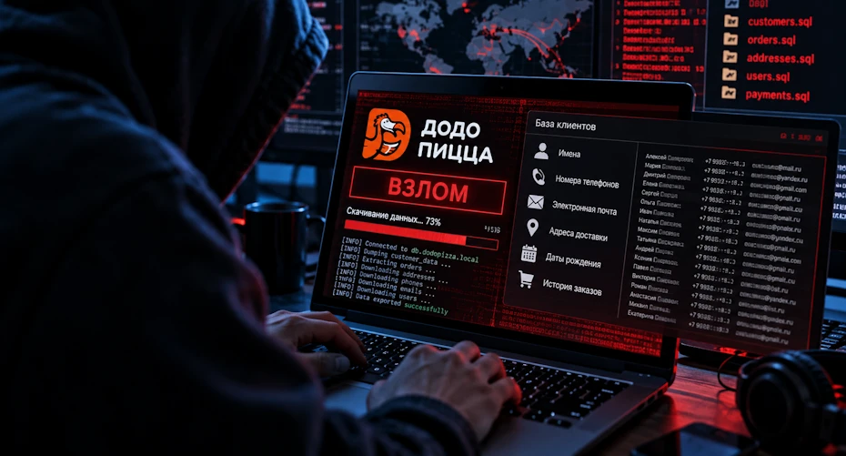 «Додо Пицца» взломана. Какие данные оказались у хакеров?