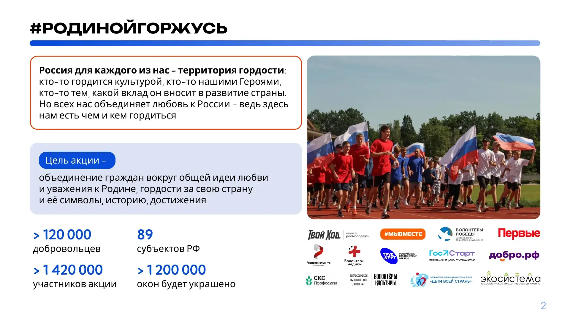 ✨ Гордишься Россией? Расскажи всей стране! 🇷🇺

Росмолодёжь запускает крутую всероссийскую акцию «#