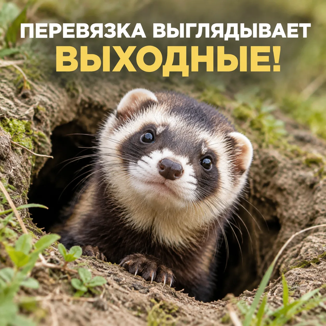 Пока перевязка выглядывает выходные, мы расскажем, что это за удивительный зверёк. 🐾