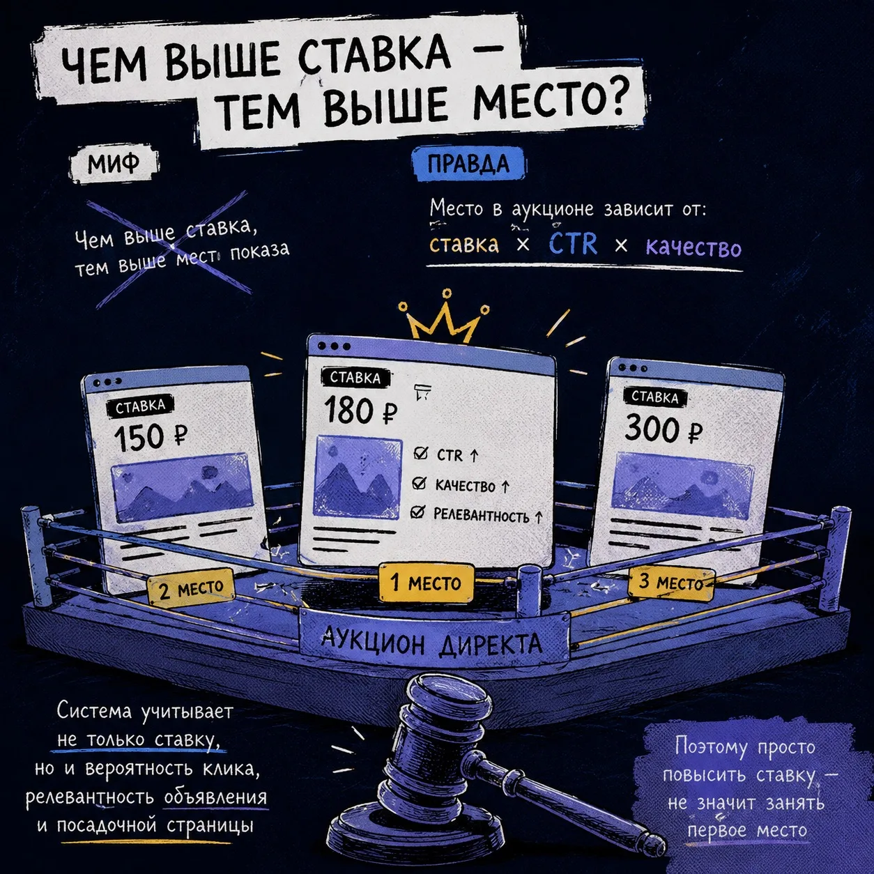 Чем выше ставка — тем выше ваше объявление? 💸