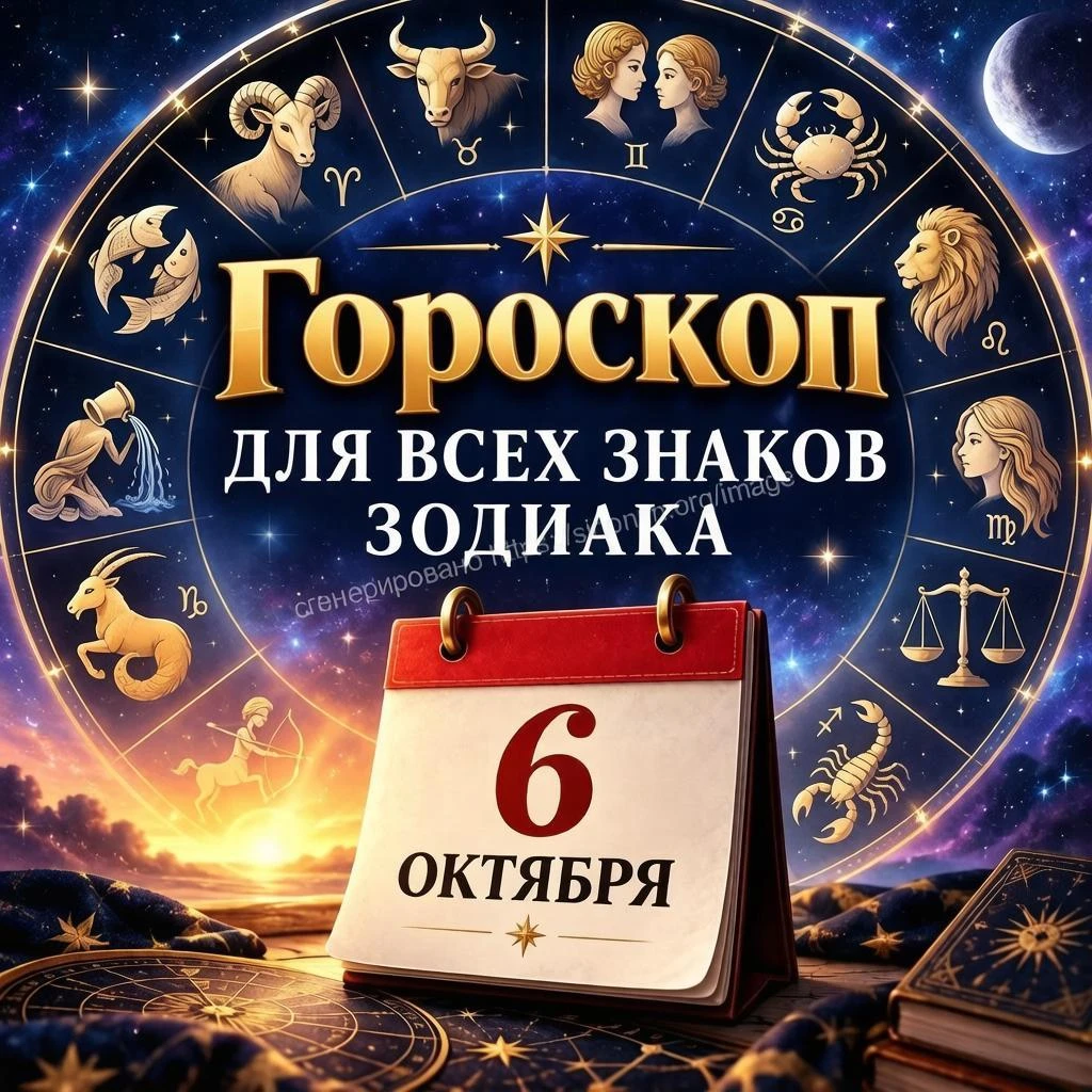 Гороскоп для всех знаков зодиака на 6 октября 2026 года