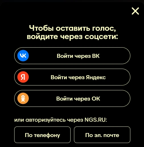 Сегодня последний день голосования в Народной премии НГС💚