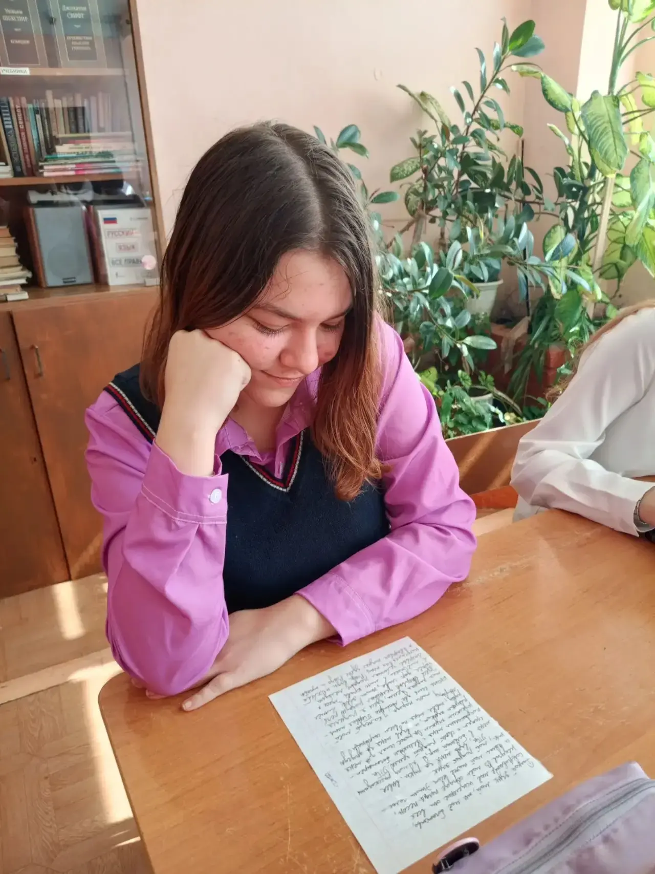 В нашей школе прошёл Всероссийский диктант «Россия — дом народов»!