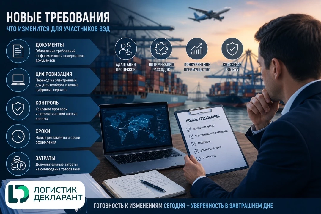 📑Как новые требования повлияют на участников ВЭД