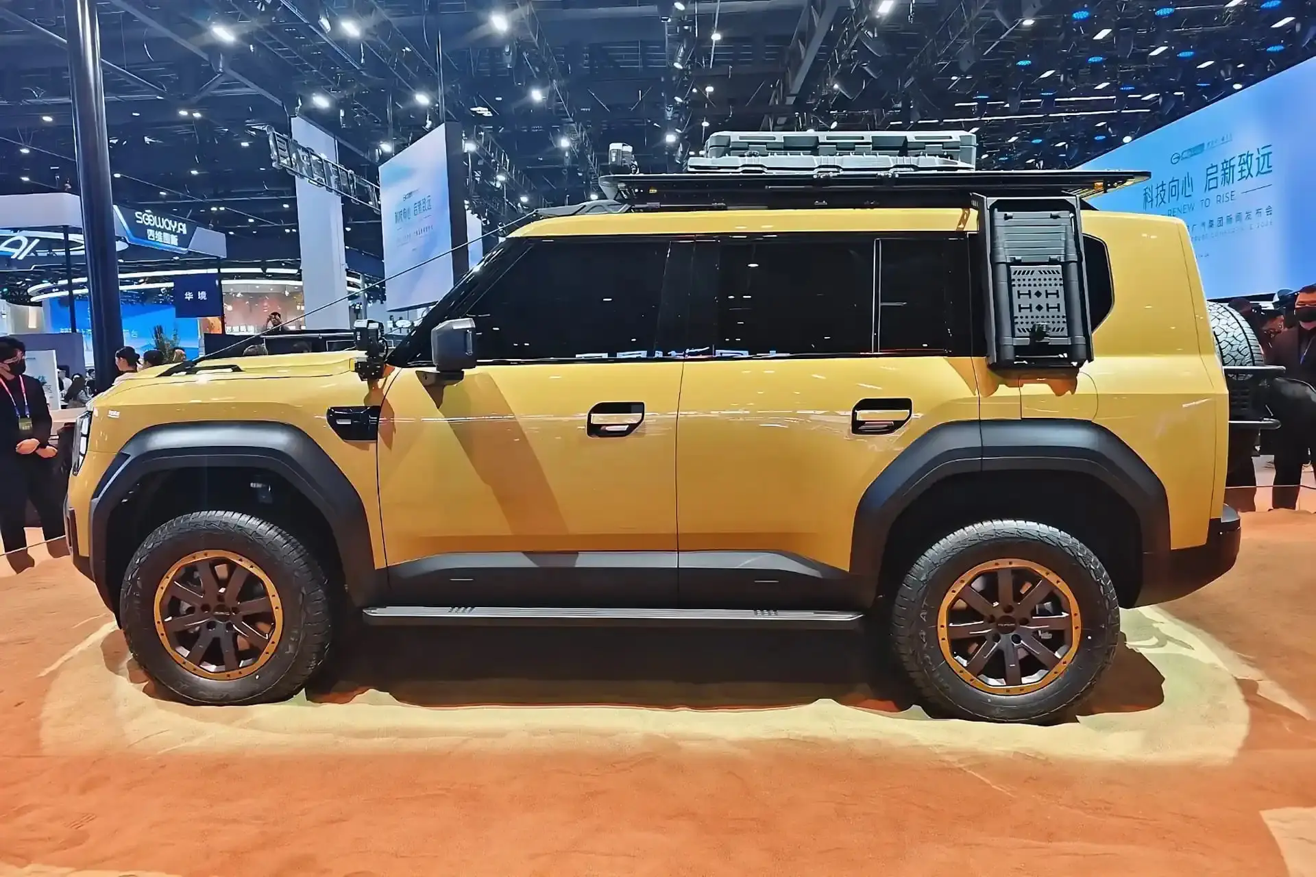 Рамный внедорожник от GAC в стиле Land Cruiser и Defender  GAC Trumpchi представил новый внедорожник