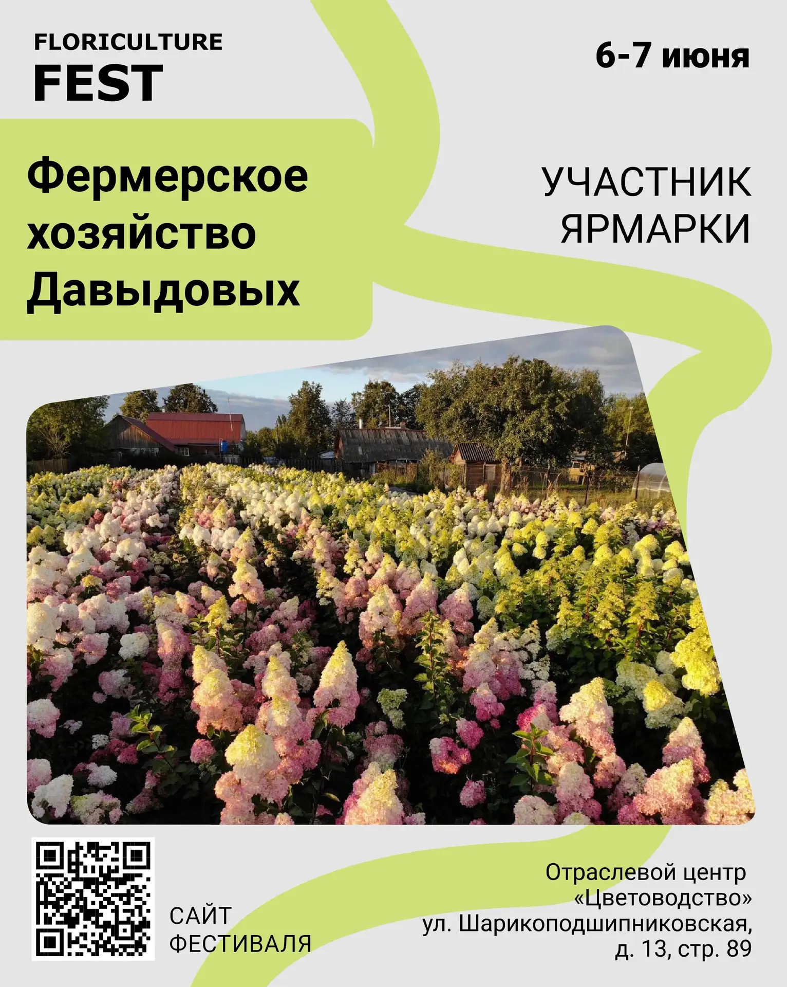 Фермерское хозяйство Давыдовых специализируется на монокультуре — гортензии.