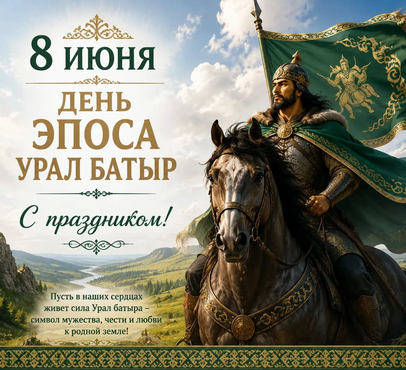 С Днем эпоса «Урал-батыр»!