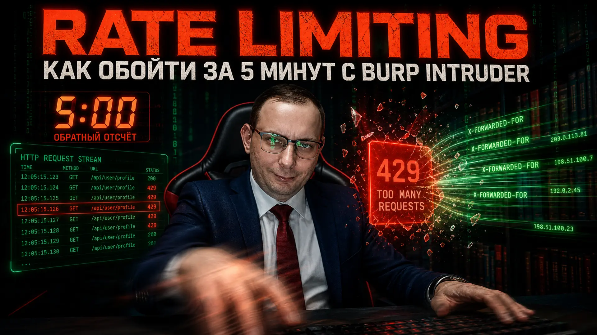Rate Limiting: как его обойти за 5 минут с Burp Intruder