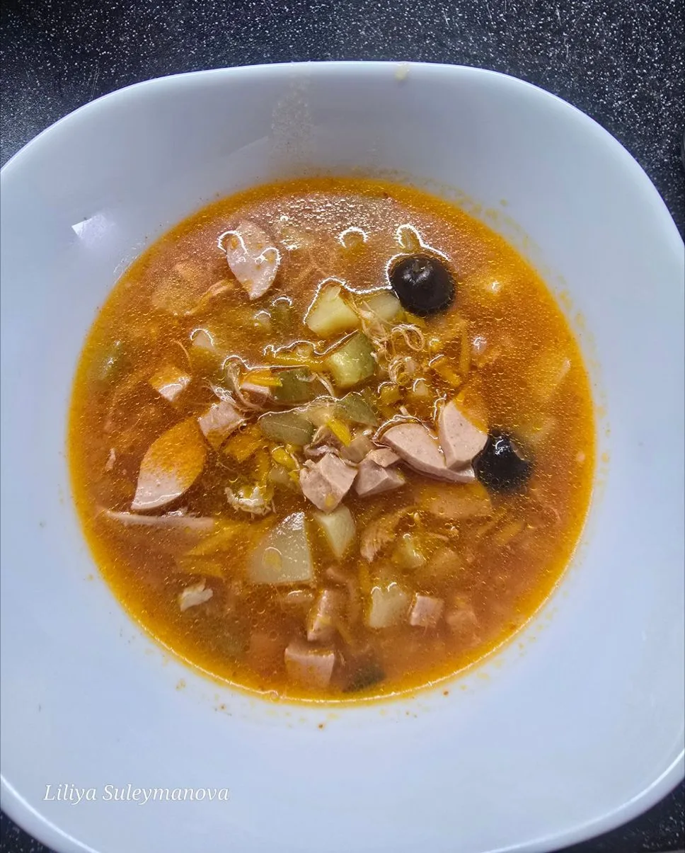 Вкусная ароматная солянка готова🤤🤌