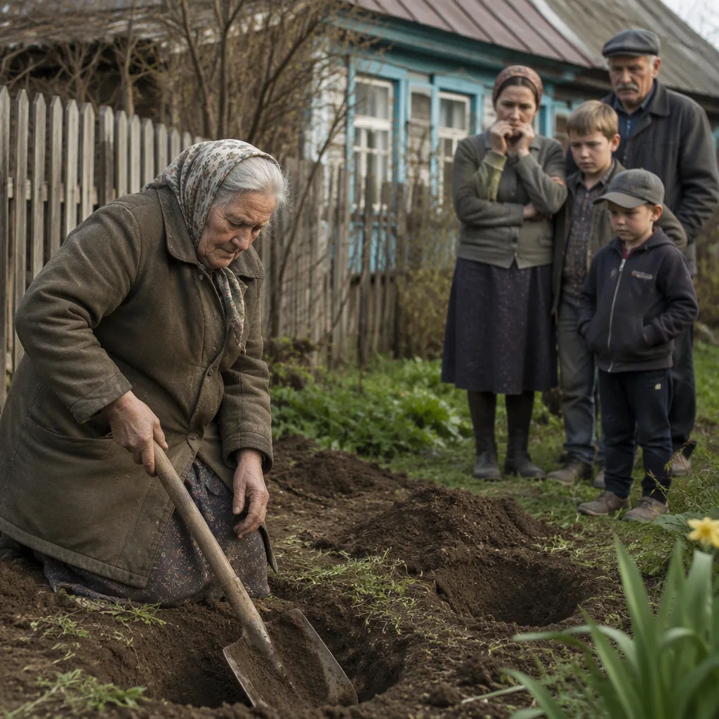 Люди в деревне не понимали, почему 75-летняя бабушка каждый день роет во дворе ямы. А к...