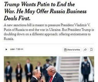 🇺🇸🇷🇺 Белый дом допускает сделки с Россией ещё до окончания конфликта на Украине