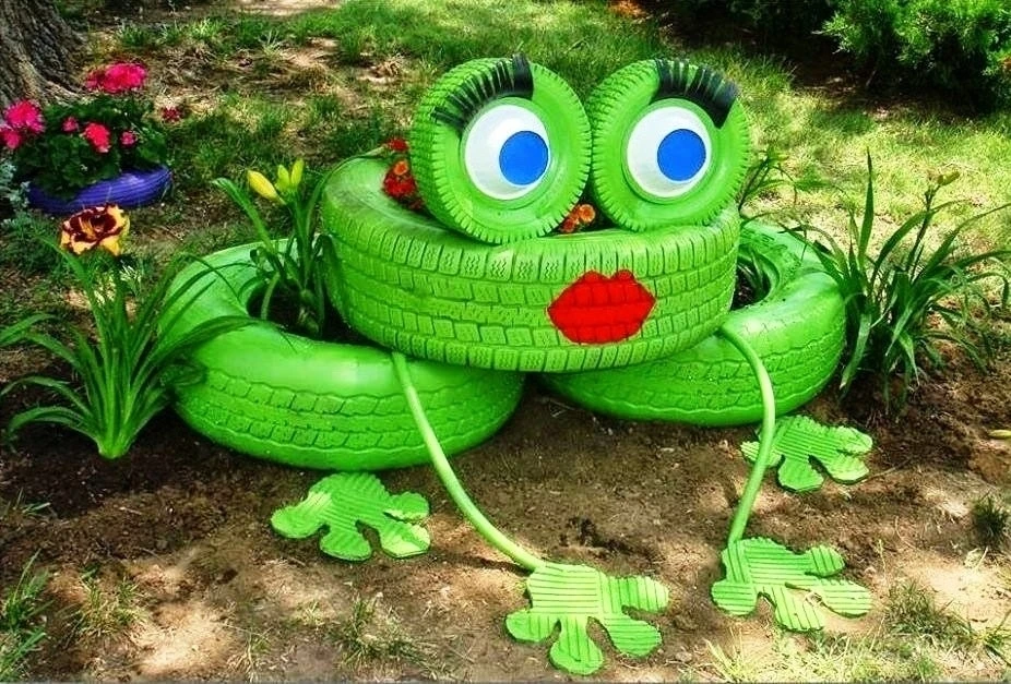 🪴Клумбы из покрышек — вне закона!