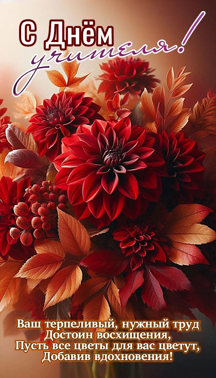 🎉 С Днём учителя! 🍂📚