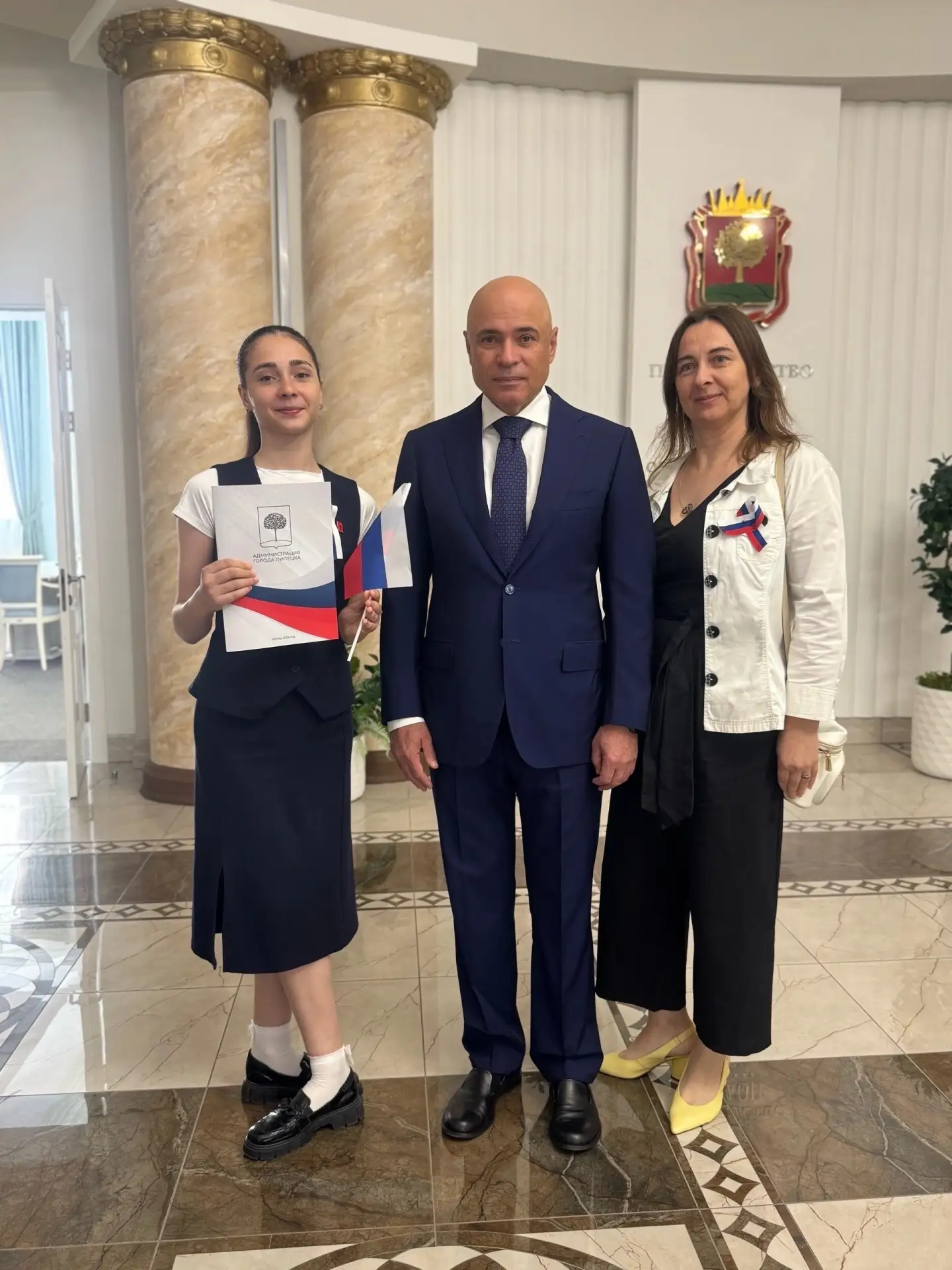 🇷🇺В преддверии Дня России в правительстве Липецкой области прошла торжественная церем...