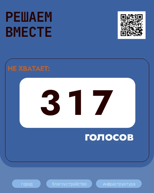 Успеть поддержать до 12 июня можно здесь: clck.ru/3TDjQQ