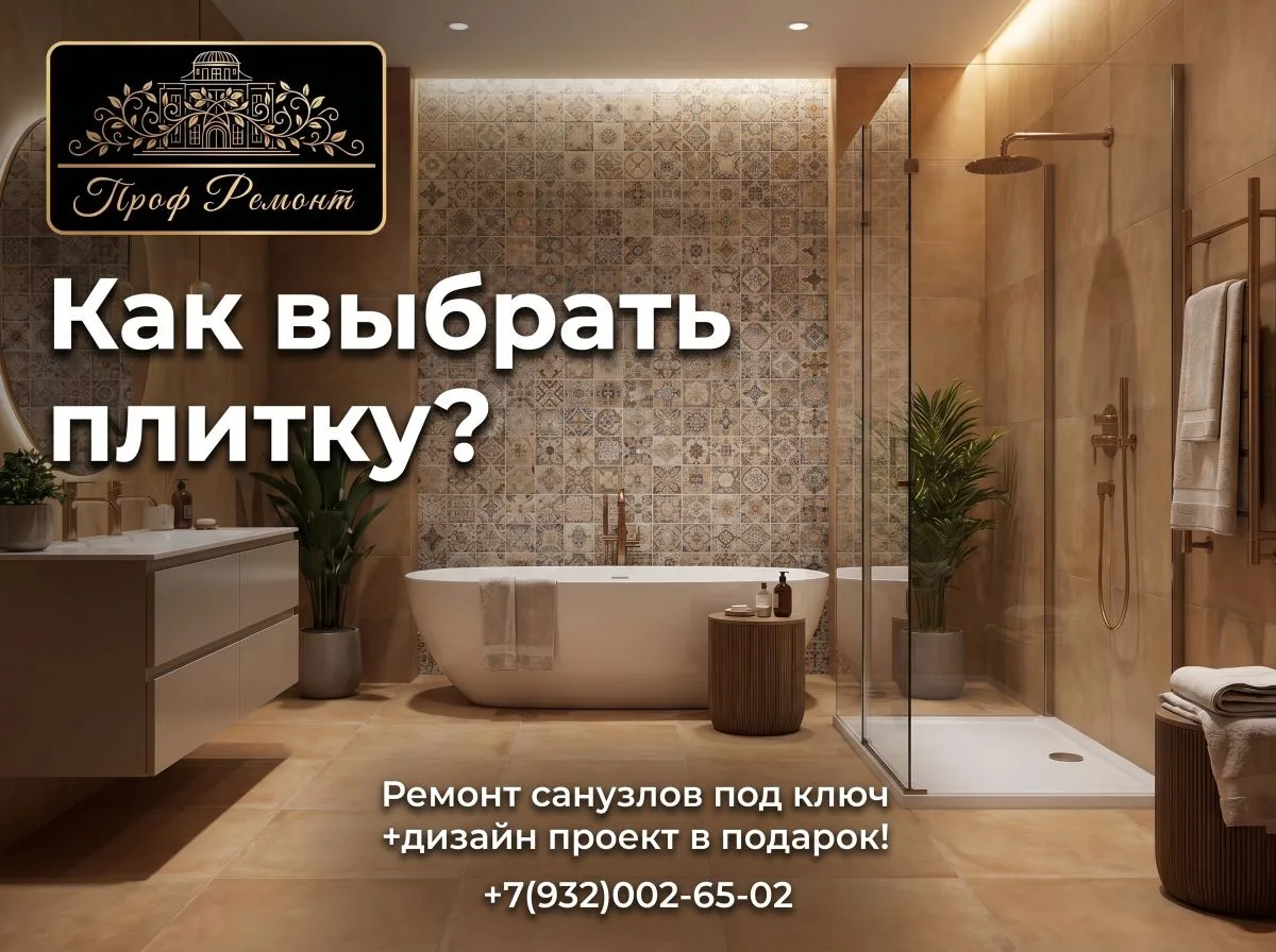 🚿 Как выбрать плитку для ванной и не пожалеть