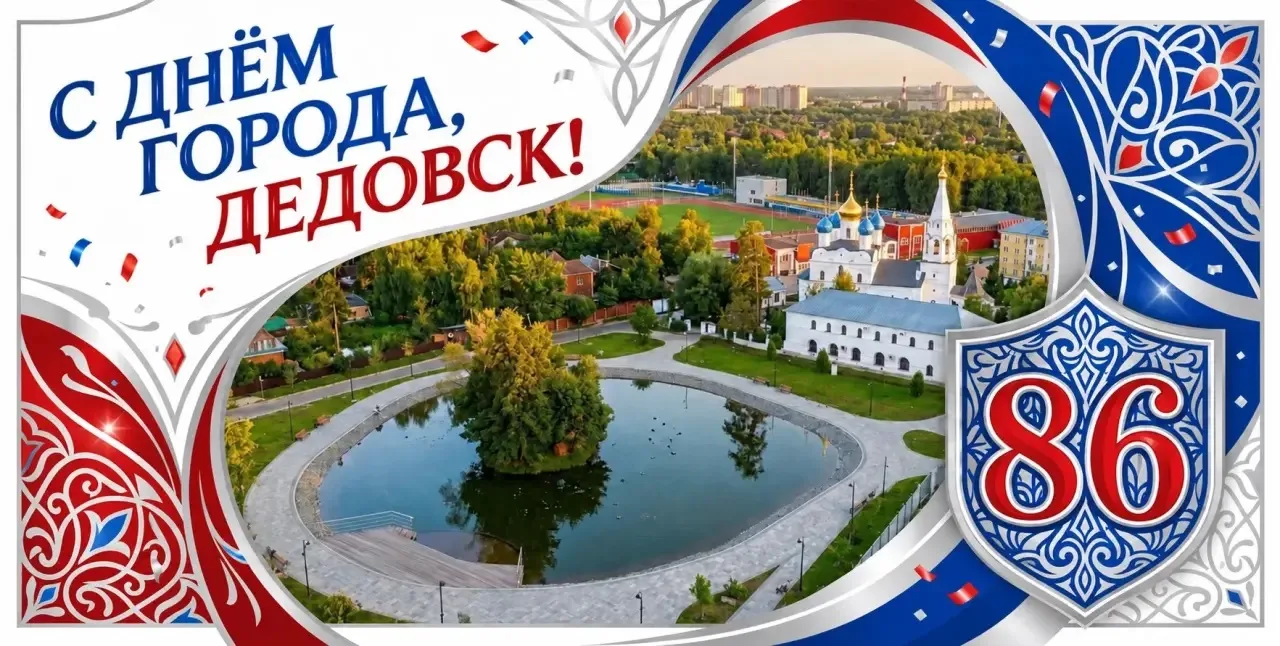 📌 Уважаемые дедовчане! Поздравляю вас с Днём города — с 86-летием Дедовска!