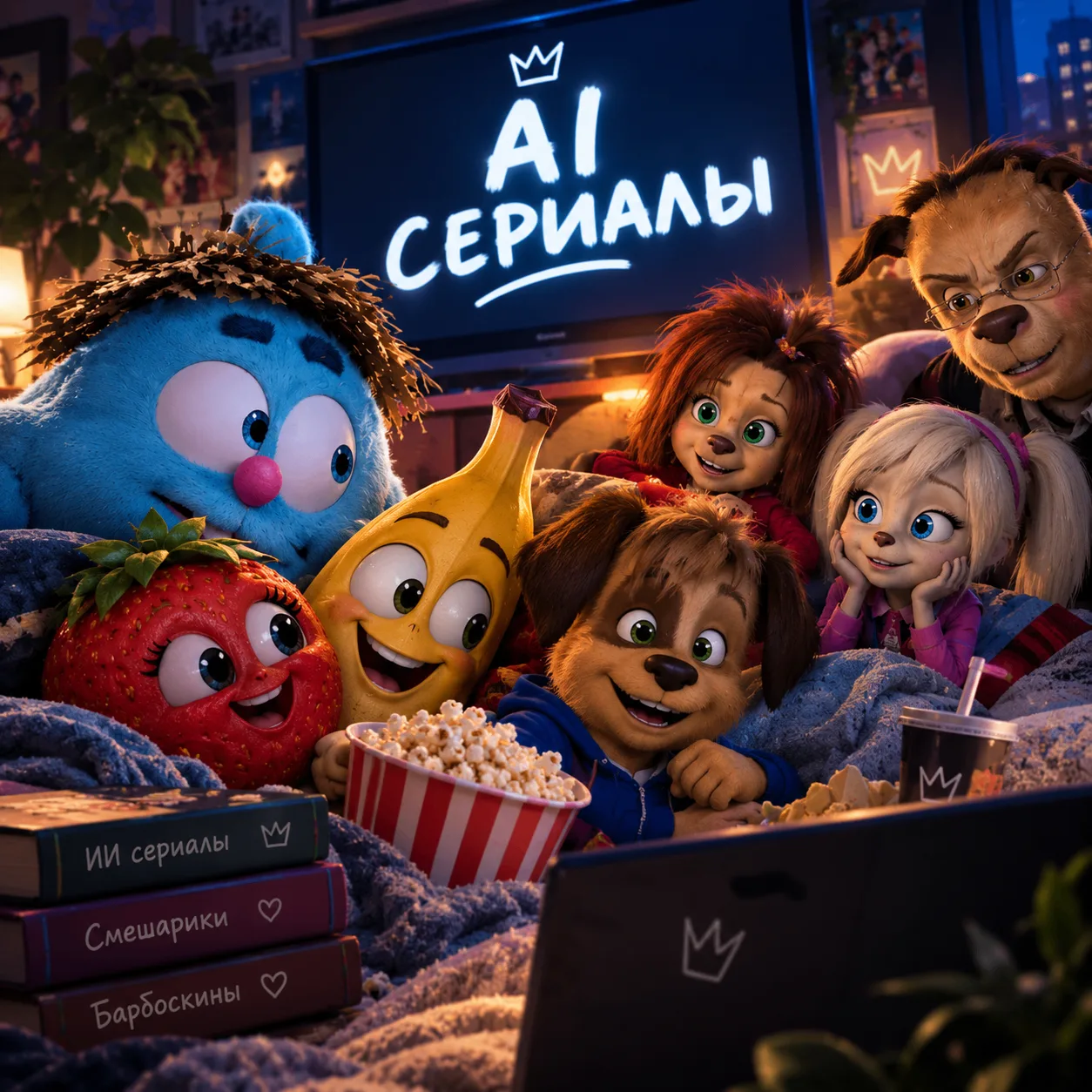 ЛЮБИШЬ СМОТРЕТЬ ИИ СЕРИАЛЫ & ИИ МУЛЬТФИЛЬМЫ?