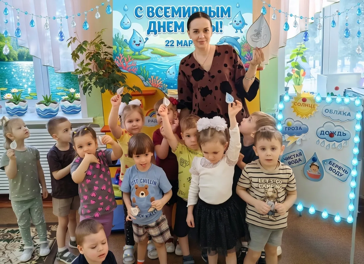 💧 День воды в группе «Лапушки»: Маленькие исследователи большой стихии 🌊