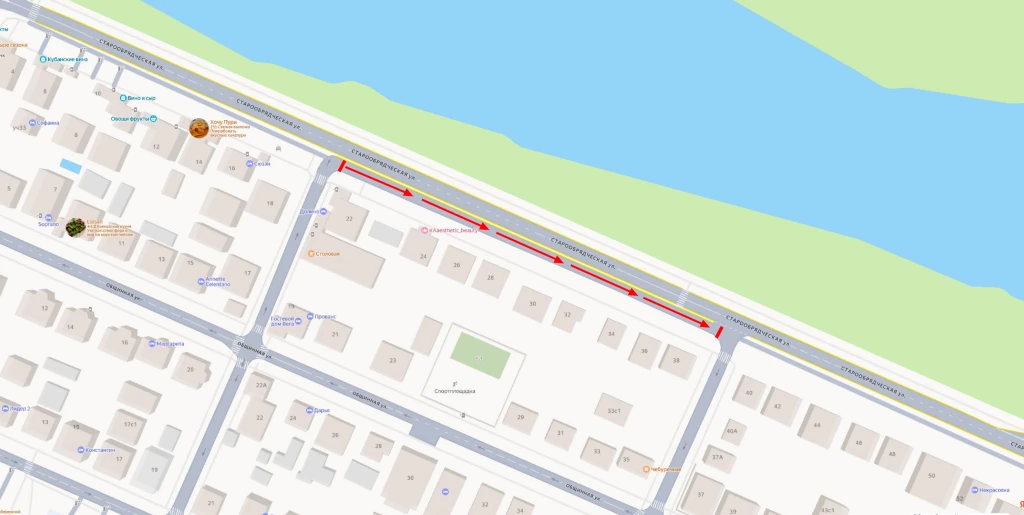 На Старообрядческой улице вводится одностороннее движение 

На участке Старообрядческой улицы от дом